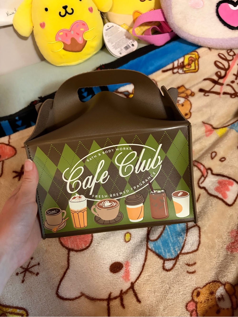 Bath & Body Works Cafe Club Brown & Green